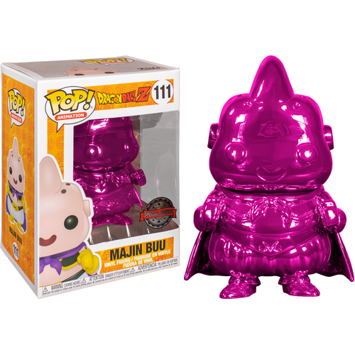 Dragon Ball Z Majin Buu Pink Chrome Exclusive Pop! Vinyl 111