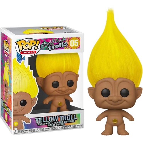 Good Luck Trolls - Yellow Troll Doll Pop! Vinyl Figure 05