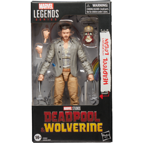 Marvel Legends Deadpool & Wolverine - Headpool and Logan Action Figure