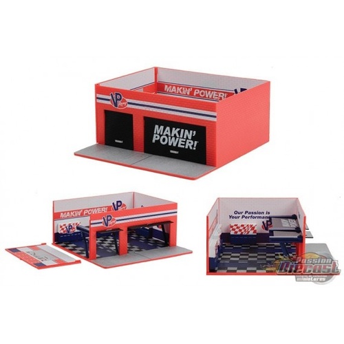 VP Racing Fuels Garage - Weekend Workshop - Mechanic's Corner Series 10 - Greenlight 1/64 - 57103