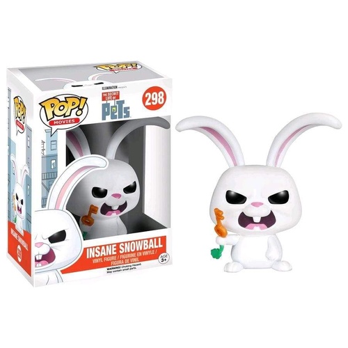 Funko POP! Movies The Secret Life of Pets - Insane Snowball Vinyl Figure #298