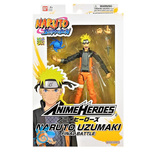 Anime Heroes Naruto Shippuden - Naruto Uzumaki (Final Battle) Action Figure