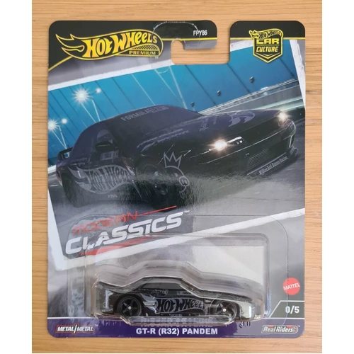 HOT WHEELS - MODERN CLASSICS - NISSAN SKYLINE R32 GT-R PANDEM BLACK CHASE CAR