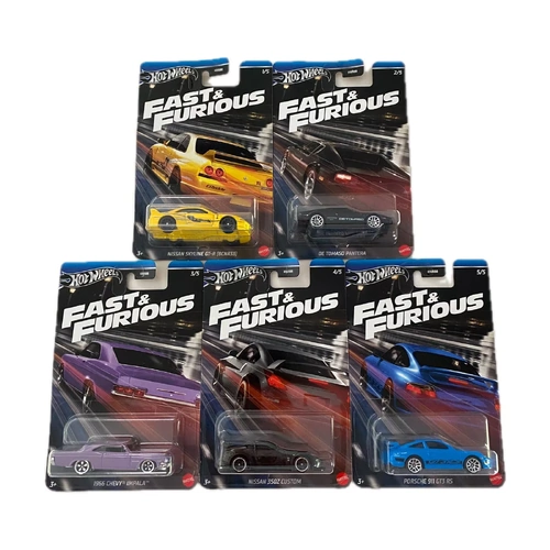 HOT WHEELS Premium FAST AND FURIOUS 5 CAR BOX SET