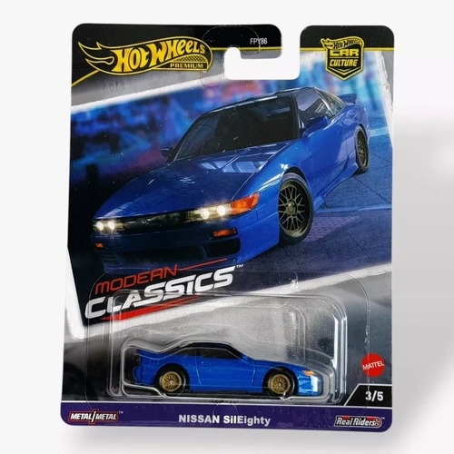 Hot Wheels Premium 2024 - Modern Classics - Nissan SilEighty 3/5 - Blue