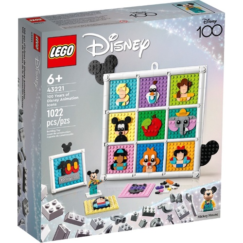 LEGO Disney 100 Years of Disney Animation Icons 43221 Set