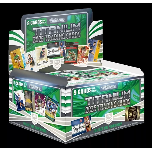 2025 Nrl Traders Titanium FACTORY SEALED BOX (Release date 6th March)