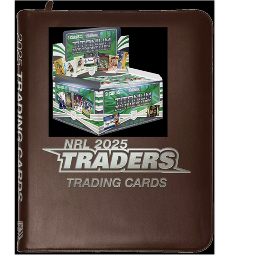 2025 Nrl Traders Titanium FACTORY SEALED BOX and Album folder (Release date 6th March)