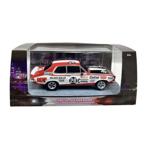 DDA 1:24 #28C Brock LJ Torana Light Up Model Car  ddalu-r02