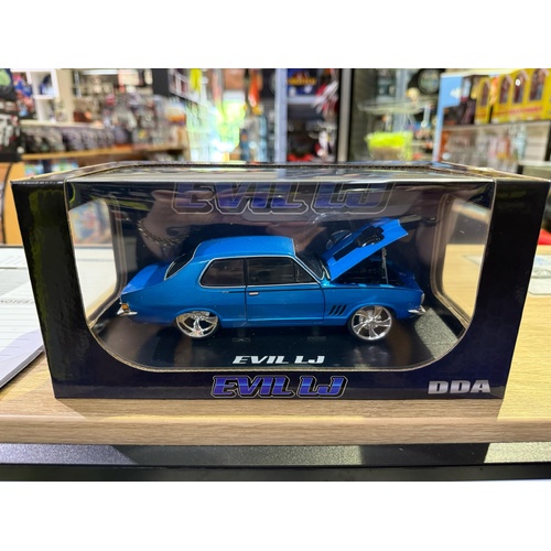 1:24 "EVIL LJ" -- Holden LJ Torana - Blue -- DDA Collectibles die cast model