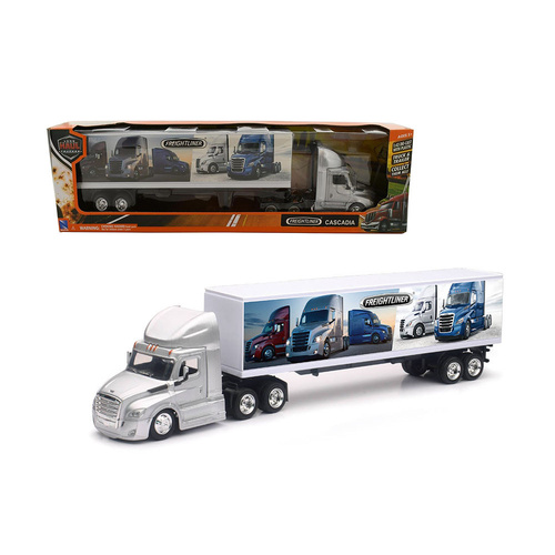 NewRay Licensed 1:43 Scale Freightliner Cascadia Long Hauler Diecast Model Toy