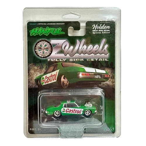 1/64 OZ WHEELS CASTROL HANFUL MONARO - FULLY SICK DETAIL IN PROTECTOR