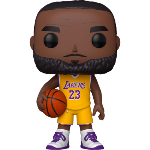 NBA Basketball - LeBron James L.A. Lakers Yellow 10” Pop! Vinyl