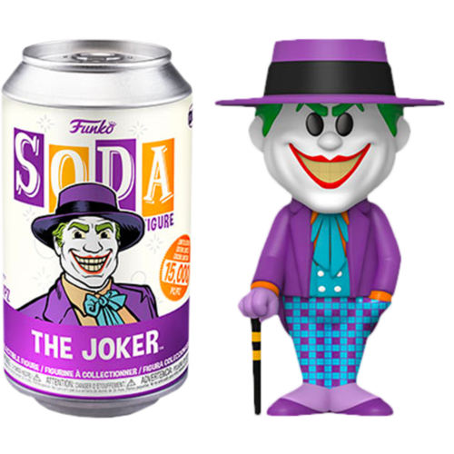 Batman (1989) - The Joker Vinyl SODA Figure in Collector Can