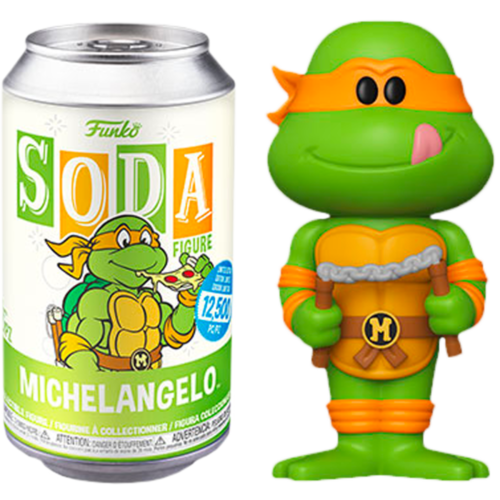 Teenage Mutant Ninja Turtles - Michelangelo Vinyl SODA Figure in Collector Can