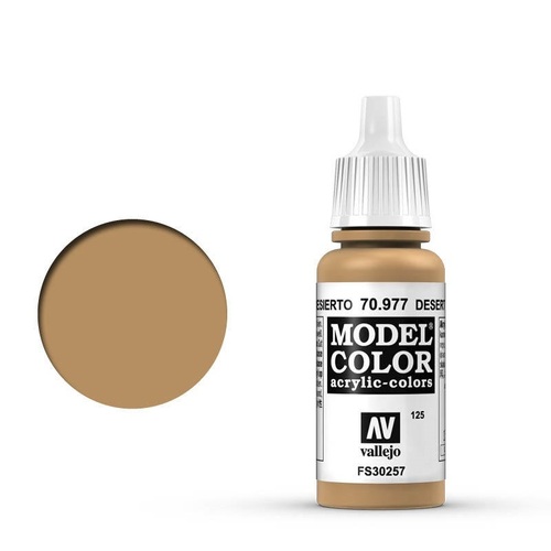 Vallejo 70977 Model Colour Desert Yellow 17 ml Acrylic Paint