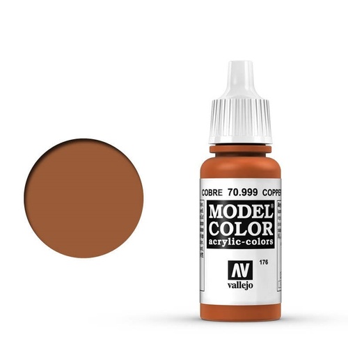 Vallejo 70999 Model Colour Metallic Copper 17 ml Acrylic Paint