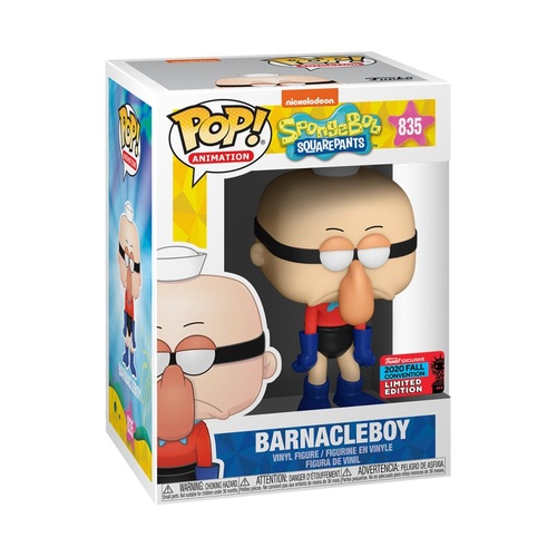 SpongeBob SquarePants - Barnacle Boy NYCC 2020 US Exclusive #835 Pop! Vinyl