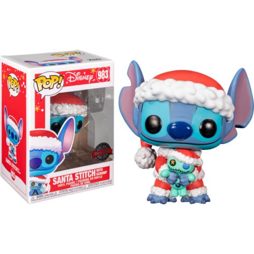 Lilo & Stitch - Santa Stitch with Scrump #983 Pop! Vinyl