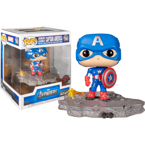 The Avengers - Captain America Avengers Assemble Diorama Deluxe #589 Pop! Vinyl