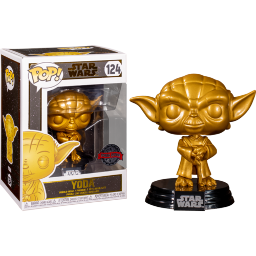 Star Wars - Yoda Metallic Gold #124 Pop! Vinyl