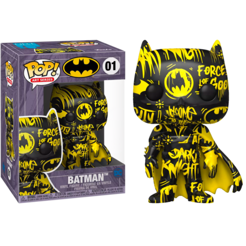 Batman - Batman Black & Yellow Artist Series #01 Pop! Vinyl Figure with Pop! Protector