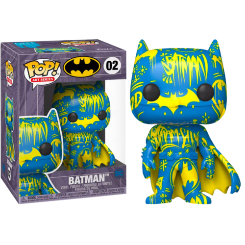 Batman - Batman Blue & Yellow Artist Series #02 Pop! Vinyl Figure with Pop! Protector