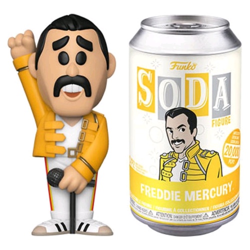 Queen - Freddie Mercury Vinyl SODA Figure in Collector Can