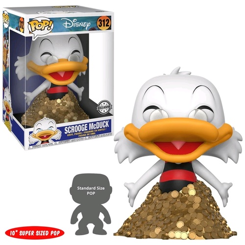 Duck Tales - Scrooge on Gold Coins US Exclusive 10" Pop! Vinyl