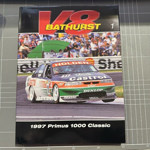 V8 BATHURST #1 HARDCOVER BOOK, 1997 Primus 1000 Classic.