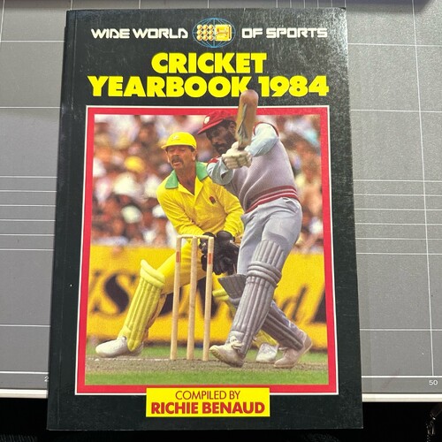 WWOS Cricket Yearbook 1984 Compiled by Richie Benaud (Paperback, 1984)