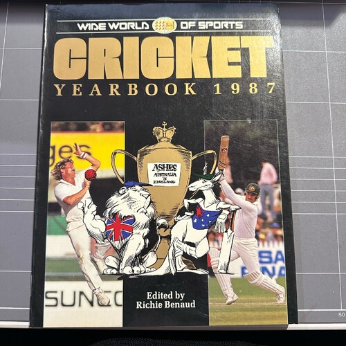 WWOS Cricket Yearbook 1987 Compiled by Richie Benaud (Paperback, 1987)