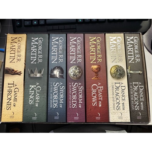 A Game of Thrones books Songs Of Fire & Ice The complete Set George RR Martin