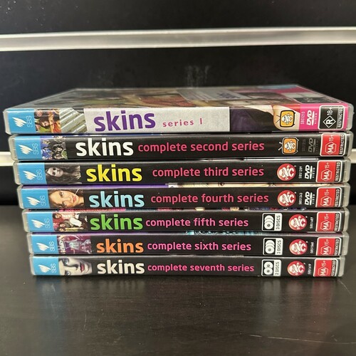 Skins: Complete DVD Set Series 1-7 (UK Drama) Region 4 - Excellent Condition