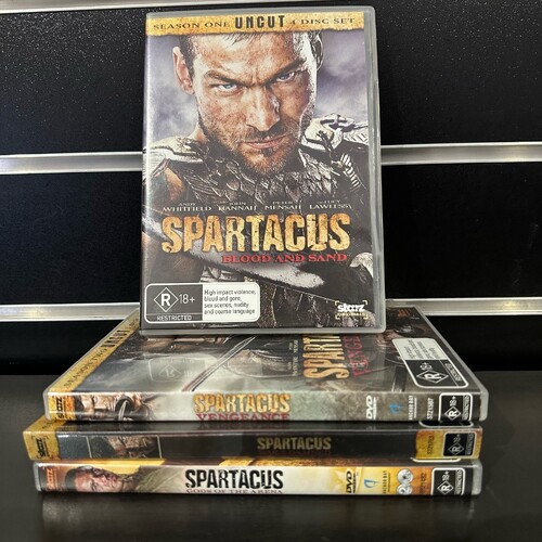 SPARTACUS season 1-3 + Gods of the Arena COMPLETE SERIES DVD Region 4