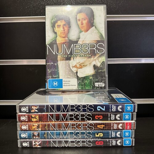 NUMBERS: Complete DVD Series - Season 1-6 Region 4