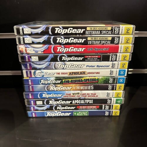 TOP GEAR SPECIALS COLLECTION DVD'S Region 4