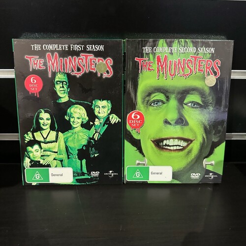 THE MUNSTERS: Complete Seasons 1 & 2 DVD REGION 2, 4, 5