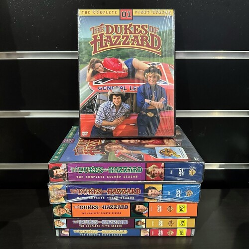 THE DUKES OF HAZZARD: Complete Seasons 1 - 6 DVD VGC