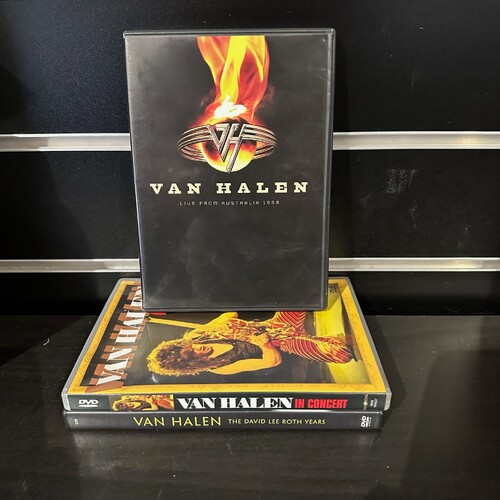 VAN HALEN - DVD BUNDLE -IN CONCERT, LIVE FROM AUSTRALIA 1998, THE DAVID LEE ROTH YEARS -