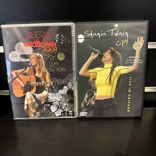 SHANIA TWAIN DVD BUNDLE - UP! LIVE IN CHICAGO & WILDFLOWER TOUR LIVE FROM NEW YORK - GC