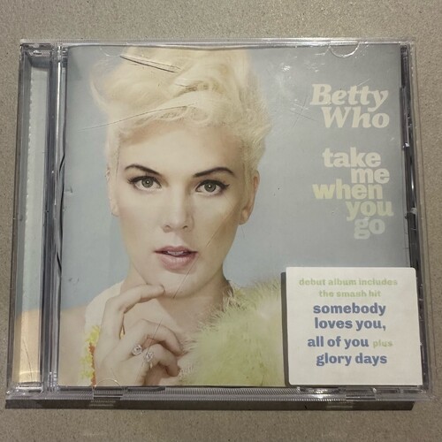 BETTY WHO - Take Me When You Go (CD ALBUM)