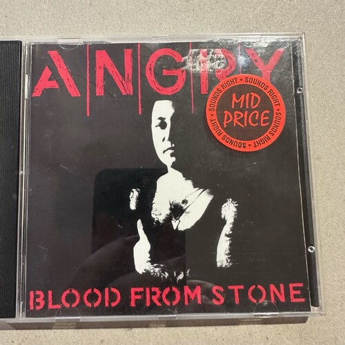 ANGRY ANDERSON - BLOOD FROM STONE (CD ALBUM, 1990)
