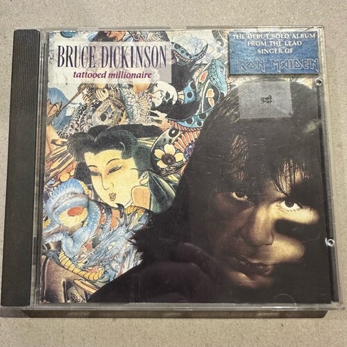 Bruce Dickinson : Tattooed Millionaire (CD ALBUM, 1990)