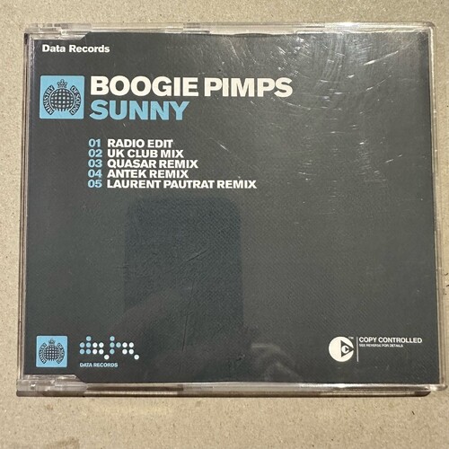 BOOGIE PIMPS – SUNNY  (CD) MINISTRY OF SOUND