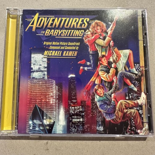 ADVENTURES IN BABYSITTING - Movie Soundtrack - Michael Kamen (CD ALBUM) RARE