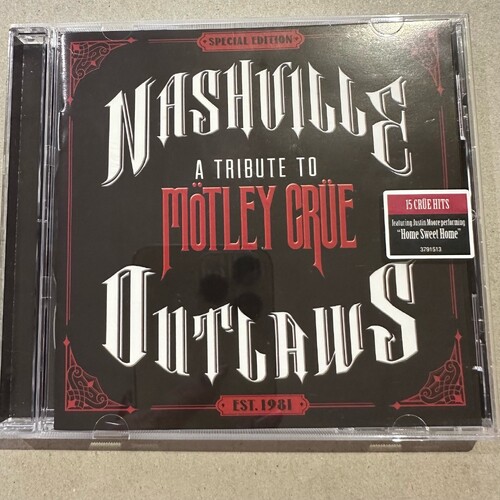 NASHVILLE OUTLAWS - A TRIBUTE TO MÖTLEY CRÜE (CD ALBUM) VARIOUS ARTISTS