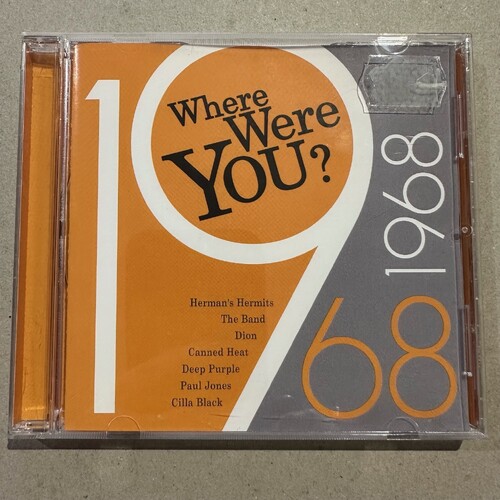 WHERE WERE YOU - 1968 (CD ALBUM) Various Artists