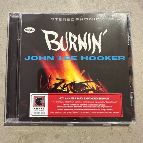 John Lee Hooker - Burnin' (60th Anniversary) CD ALBUM