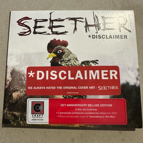 Seether - Disclaimer (20th Anniversary Deluxe Edition) 2 disc DIGIPAK